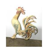 Outdoor Decor Resin Distressed Rooster