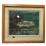 Geoff Hager Lmt Ed Signed Trout Print