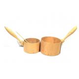 Shaker Style Wooden Dry Measure Dipper & Scoop
