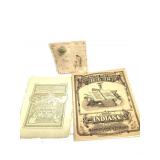 1903 Calander - Indiana Atlas - Book of the Fair
