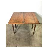 Antique Twist Top Card Game Table