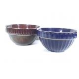2 Vtg Stoneware Crocks