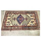 Hand-Knotted Antique Persian Serab Rug