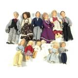 12 Erna Meyer Bendable Dollhouse Dolls