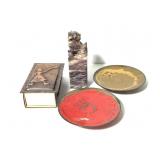Soapstone Foo Dog - Saucers & Copper Match Hiolder