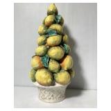 Antonio Zen Signed Italian Ceramic Citrus Topiary