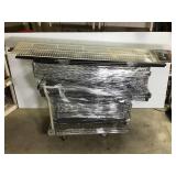 Lg Lot of Wire Rack Shelving + Rolling Cart