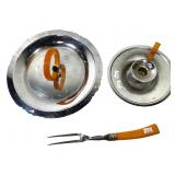 3pcs 1930-40s Stainless & Bakelite Serving Pcs