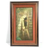 Framed Print "The Bookworm" by Carl Spitzweg