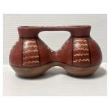 Signed Arica Chile Wedding Style Pottery Vase