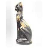 Vtg 1950 Plaster Egyptian Bastet Cat Goddess