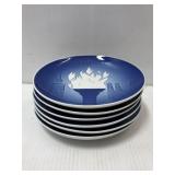 6 B&G Copenhagen Procelain Olympics Plates