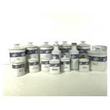 14pcs German China Decanters & Jars