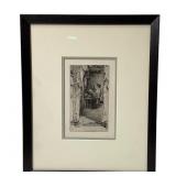 Etching by James McNeil Whistler 1858
