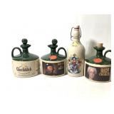 Stoneware Beer & Glenfiddich Whisky Bottles