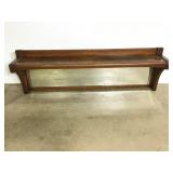 Quartersawn Oak Shelf w/ Mirror