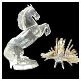 Swarovski Crystal Lion Fish & Horse