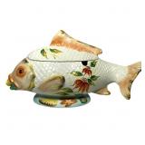 20" L Italy Fish Soup Tureen