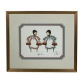 Apple Twins Signed Print - Pat Buckley Moss