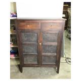 Lg  Antique Pie Safe Cabinet