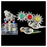 6 Animal & Flower Swarovskis