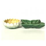 2 Vtg Ceramic Bowls - Camark & Weller