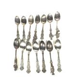 Holiday & State Souvenir Spoons Silver Plated