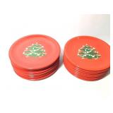 17 - 10" Waechtersbach Christmas Dinner Plates