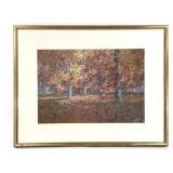 W.A. Eyden IN Beech Tree Landscape Painting