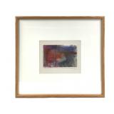 Tamar Kander Monoprint 1986, Framed