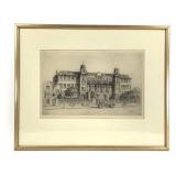 Walter Towers 2 Scottish Etchings 1925