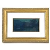 Ronald Elkins Pastel Landscape Night 1995