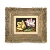 Daniel Girard Oil on Panel Tulips