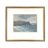 Robert W Allan Watercolor Rossarrell Point Ireland