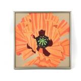 Original Gouache Flower Crewelwork Pattern 1/3