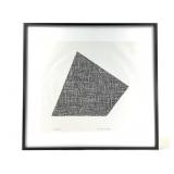 Robert Mangold Woodcut Print 1989-90
