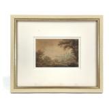 19th Century Land/Seascape Watercolor