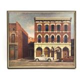 Harry A. Davis Acrylic, A Segment of Mass Ave 1994