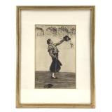 James McBey "Ovation to a Matador" Print