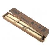 2 Traditional Japanese Scrolls Tiger, Dragon w Box