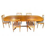 Danish Modern Dining Table & Chairs