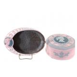 Schafer & Vater Multi-Color Cameo Jasperware Set