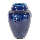 Rookwood Cobalt Blue 4 Panel Vase c1940