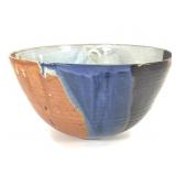 Lg Studio Pottery Multi-Color Drip Glaze Bowl