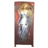 Artist Painted Antique Plank Door