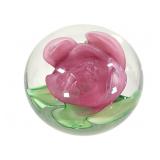 1999 Signed Bredemeier Art Glass Paperweight
