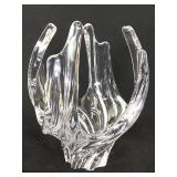 COFRAC Paris Art Verrier Freeform Crystal Bowl