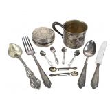 Sterling Miniature Spoons Gorham YoYo & Child Set