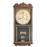 Waterbury Crane 8-Day Regulator Wall Hanging Clock