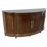 Black Marble Top Hooker Furniture Co Server